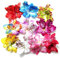 Hustar 10 Stück Orchidee Haarspangen Haarclip Haarklammer Blumen Haarschmuck für Frauen Mädchen