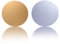 Miss Bakery's House® Cake Board - 2 mm - Ø 8 in - silver&gold - 10 pieces - base