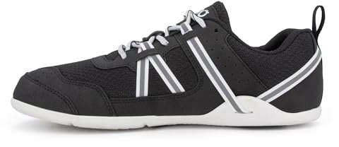 Xero Shoes Prio Herren Barfußschuhe — Laufschuhe für Herren, Nullabsatz, minimalistisch, Breite Zehenbox, Leichtgewichtige Trainingskleidung — Schwarz/Weiß, Größe 44 EU