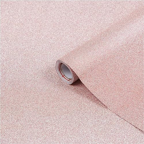 d-c-fix Klebefolie Glitzer Rose-Gold Pink - selbstklebend Glitzerfolie zum Basteln Bastelfolie Rolle Glitzerpapier Bastelpapier Weihnachten Möbel Dekofolie Vinyl-Folie 67,5 cm x 2 m