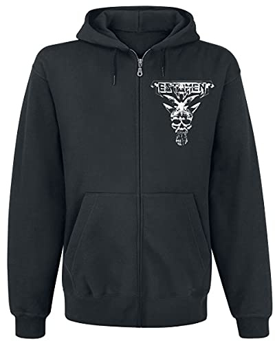 Testament 'The Legacy' (Black) Zip Up Hoodie (Small)