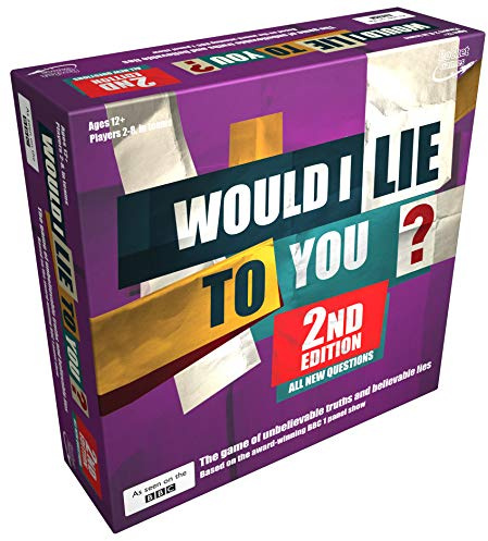Asmodee Rocket Games, Would I Lie To You, Board Game | Aged 12+, 2-8 Players, 30 Minute Playing Time