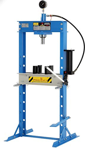 Pro-Lift-Werkzeuge Industriepresse 20t Werkstattpresse : Manuell + Fußpedal Hydraulikpresse verschraubt Dornpresse Rahmenpresse Werkstatt