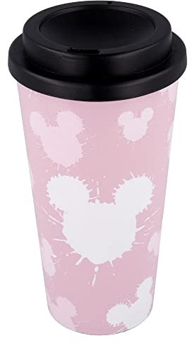 Stor8412497010394Doble Pared Café Vaso, 520 ml Capacidad, Mickey