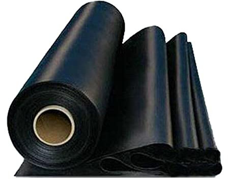 GEREP Teichfolien Zuschnitt, Witterungsbeständig, Schwimmteich Folie Gartenteich Teichplane für Teichbau, Garten- und Teichzubehör/Schwarz / 13×33ft/4×10m