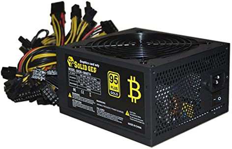 MYENA 2000W Alimentation minière ASIC Bitcoin Power Power Plus d'alimentation ETH Atex Mining Machine Support 8 GPU CARDES PSU ATX