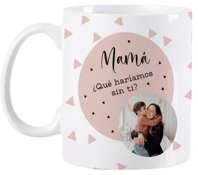 Wanapix | Taza Día de Madre Personalizada | Regalo para Mama | Tazas Originales para Regalar | 325m | Taza Mama con Foto