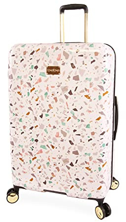 Bebe Damen Gepäck Hardside Check in Spinner, Beige, 29 Gepäck Hardside Check in Spinner