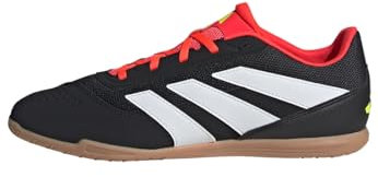 adidas Unisex Predator Club Indoor Sala Football Boots Fußballschuhe, Core Black/Cloud White/Solar Red, 48 EU