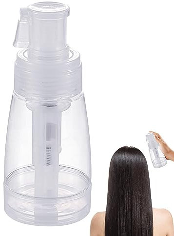 Teksome Powder Bottle Spray | Barber Cosmetics Travel Spray Hair Bottle - Portable Hairdressing Tools Empty Spray Bottle with Locking Nozzle for Hair Styling, Barber