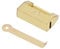 Antikes Schloss und Schlüssel – goldenes Vintage-Vorhängeschloss, Mini-Messing-Retro-Dekorationsschloss für Holzkisten, Schränke, Zuhause
