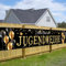 Schöne Jugendweihe Banner 40x270cm in Schwarz-Gold mit 'Endlich Erwachsene' Motiv - Hängende Dekoration für Jugendliche & Mädchen bei Feiern & Party