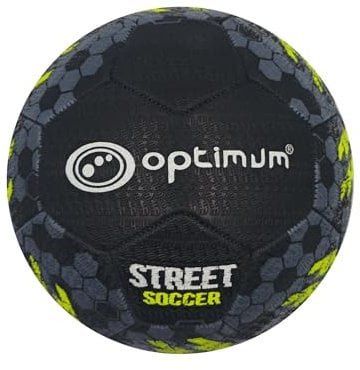Optimum STREET FOOTBALL - BLACK/YELLOW - SIZE 5