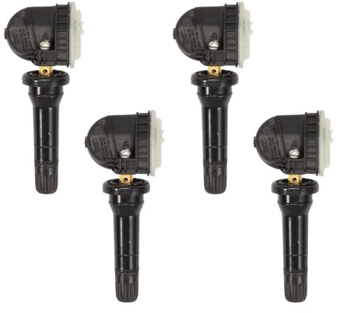 4 Stück 2036804 Reifendrucksensor Passend für Galaxy S-Max Edge Fiesta Mondeo Mustang TPMS mit 433 MHz Reifendrucküberwachungssystem RDKS-Sensoren 2318453 5291383
