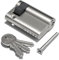 Bwintech 50mm(10/40) Satin Nickel Euro Cylinder Lock,Door Barrel Lock,Key/Key with 3 Standard Keys,Anti-Pick,Anti-Bump,Anti Drill,High Security for UPVC,Wooden,Composite Doors