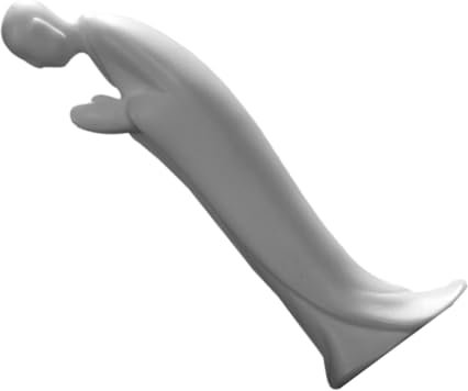 Cabilock Keramik Mönch Figur Zen Stil Tischdekoration Weiß Handgefertigt Buddhismus Statue Wohn Gartendeko Geeignet Für Teestube Und Wohnräume