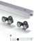 VEVOR Kit de Riel de Herrajes para Puertas Corredizas de Bolsillo, Kit de Herrajes para Puertas Corredizas de Bolsillo de Alta Resistencia de 1441 mm para Puertas Simples de 610-762 mm de Ancho