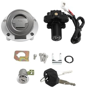 VDQUUACI Zündschloss Tankdeckel Sitzschloss Set Für Yamaha R1 RN12 RN19 RN22 R6 RJ11 RJ15 Motorradzubehör Zündschalter