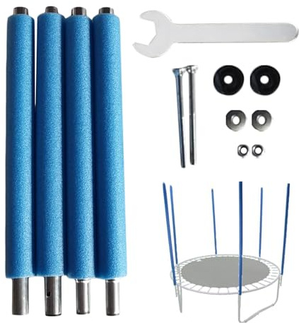 Trampolin-Stangen, Ersatzgehäuse-Stangen, robuste Stahl-Hardware, Trampolin-Zubehör für 1,8-4,6 m runden Rahmen