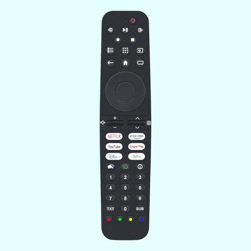 Ersatz-Fernbedienung VS3187R VS3187R-2, fit for Grundig Android tv LED/Ultra HD 65 VOE 73, 32 CHA 6251 Wien, 40 GFB 6241, 32 CHA 6250 Wien, 32 GGH 6700B 32 GHB 6242, 32 GHB 6340, 32 GHH 6500
