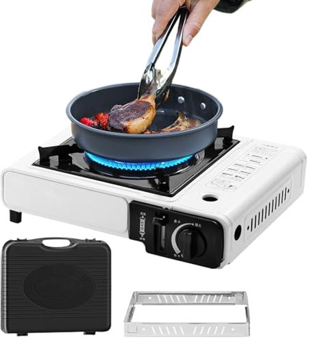 Réchaud de Camping,Réchaud De Randonnée Avec Étui De Transport - Matériel de Cuisine pour Pique-nique Randonnée Pêche Barbecue