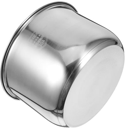 CHICAMPERA Olla Interior De Acero Inoxidable Olla Arroz Repuesto para Tartera Versátil para Cocinar Arroz Gachas Vapor Accesorio Resistente para Substituir Hogar