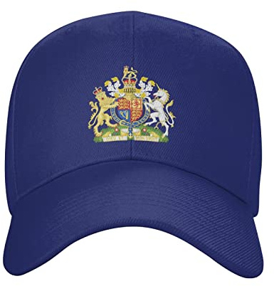 Basecap Laufkappe Uk England Königliches Wappen Vereinigtes Königreich Schnelltrocknende Taktische Hüte Klassisch Golf Cap Für Tennis Sport Herren Und Damen