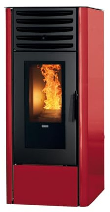 Estufa per pellet Klover DEA ECO 6 LCD Rosso