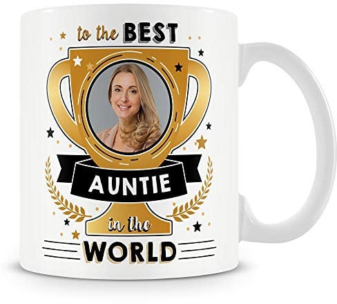 Auntie Gift Photo Mug - to The Best Auntie in The World