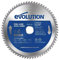Evolution M210TCT-50MS - 210 mm Lama per taglio di acciaio dolce - Lama per metallo a 50 denti con punte in carburo che in pratica non genera surriscaldamento, ronzii o scintille