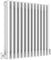White Radiator Traditional 3 Column Radiator Horizontal Radiators Cast Iron Style 600x605mm Central Heating Interior Design