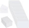100 Pochettes Autocollantes pour Cartes de Visite avec 100 Cartes de Visite Vierges, Poches Transparentes Adhésives Porte-Étiquette de Manches pour les Fiches, Protégez Vos Cartes ou Photos