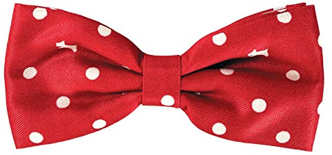 Radley London Cute Heavy Duty Bow Tie for Dog Collar, Red Polka Dot Dog Apparel and Accessories, Radley Spot