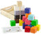 Ulanik Farbige Würfel Durchschnitt Montessori Spielzeug Holz Sorter Spiel 25 würfel 40mm Alter 3+ Farbe Sortierung und Zählen Vorschule Lernen Bildung