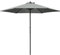 Outsunny 2.8m Garden Parasol Umbrella, Round Outdoor Market Table Umbrella Sun Shade Canopy, Dark Grey