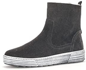 Gabor Damen Klassische Stiefeletten, Frauen Kurzstiefel,Wechselfußbett,Best Fitting,Lammfell,Warmfutter,Pepper (FU:Natur),40.5 EU / 7 UK