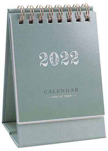 2022 Portable Pendulums And Desktop Fresh English Mini Calendar Office & Schreibwaren Erzieher Kalender (D, One Size)