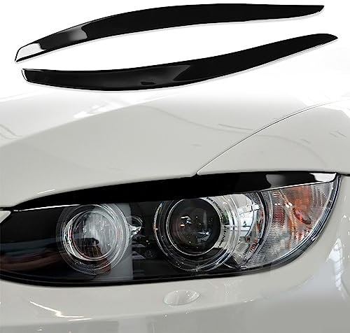 SPORTARC Scheinwerfer-Augenbrauen-Abdeckung, glänzend, schwarz, für BMW 3er-Serie E92 E93 für M3 2006–2012