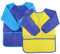 KZNKZN 2 Pack Kids Art Smock Toddler Children Painting Apron, Kids Apron, Waterproof Play Apron Long Sleeves With 3 Roomy Pockets Age 3-5 Years Girls And Boys For Painting, Craft, Eating(Blue+Yellow)