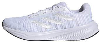adidas Response W, Chaussures Basses Non liées au Football, FTWR White/Zero met./Dash Grey,