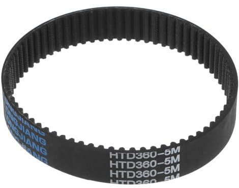 sourcing map HTD5M-360 Gummizahnriemen 72 Zähne Geschlossene Schleife Riemenscheibe Zahnriemen 20mm Breite, 360mm Umfang Synchronriemen