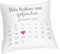 Romantisches Foto-Kissen Schönster Tag | beidseitig personalisiert mit Wunschdatum, Wunschtext und Wunschfoto | Schmusekissen | 40 x 40cm | Geschenkidee für Männer und Frauen