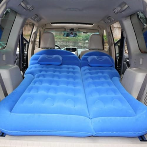 TaoZong Auto Luftmatratze,Für Vw Touran,Luftmatratze Auto Rücksitz Kofferraum Reisen Luftkissen Campingzubehör,B-Blue 01