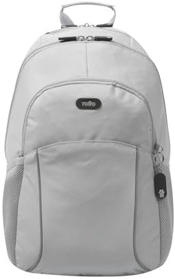 TOTTO - Mochila para Ordenador Portátil de 15,4 Pulgadas, Modelo Cambri 2.0, 3 Compartimentos, Bolsillo Tablet 10, Bolsillo Botella, Espaldar Ergonómico, Cómodas Correas en S, Color Micro Chip