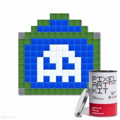 Pixel Corner - Paris Street(s) Medium - Pixel Art Kit, Blau