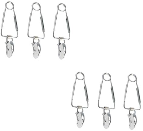 GAROZATION 6pcs Stainless Steel Snail Tongs Ergonomic Food Serving Clips Secure Grip for Snails Fruits Veggies Comfortable Tableware for Home Restaurant Use
