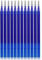 12 Stück Ersatzminen, 0,7mm Blau/Schwarz/Gemischte Farbe, Radierbarer Tintenroller, Ersatzmine Blau/Schwarz/Gemischte Farbe 0,7, Für Stifte (Blau)