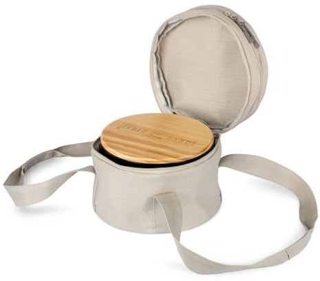 Feuerhand Transporttasche für Tamber Tischgrill, Wasserabweisende Tasche aus Ripstop-Gewebe, mit Reißverschlussfach, Henkel & verstärktem Boden, Zubehör für Camping & Picknick