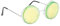 MAGICLULU 2 Stücke Zitrone Brille Punkte Party Brille Cosplay Brillen Einzigartige Für Veranstaltungen