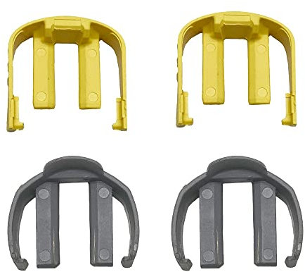 Okeeyseda 2Set Yellow & Grey for K2 K3 K7 Pressure Washer Trigger & Hose Replacement C Clip Clamp for Hose to Machine